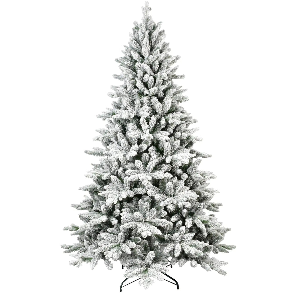 Flocked Winter Wonderland Christmas Tree